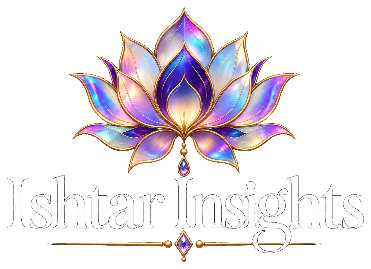 Ishtar Insights lotus logo